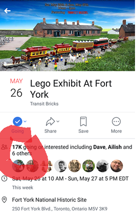 Promote a Facebook event