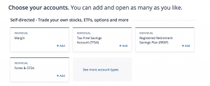 Questrade accounts