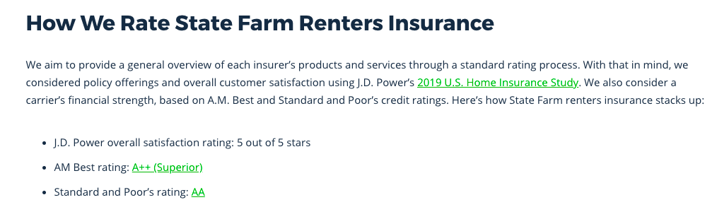 state farm renters insurance customer reviews and complaints