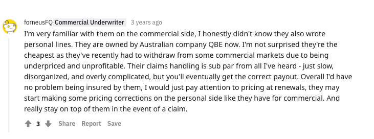 QBE Renters Insurance Review Reddit