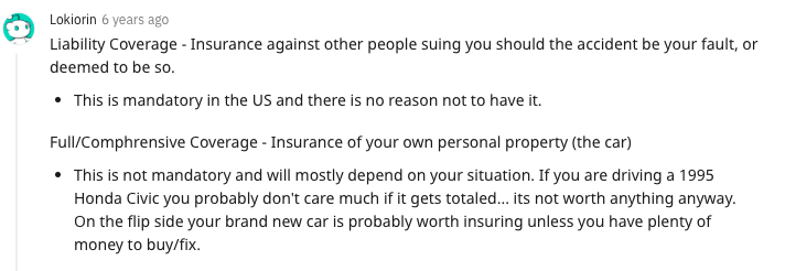 Full Coverage vs Liability Car Insurance